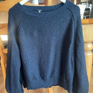 Free People Found my Friend Black Pullover Medium